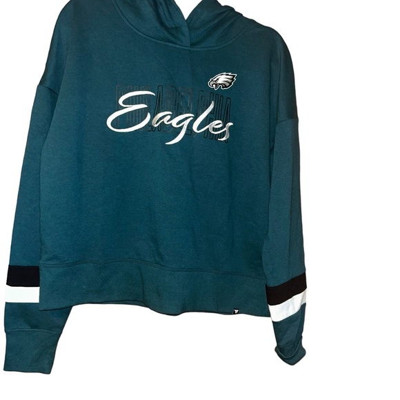 New Nfl Philadelphia eagles woman green hoody hoodie medium M - Picture 1 of 3